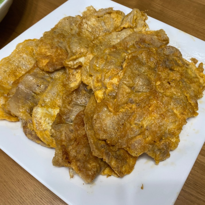 小麦粉と卵をつけて焼くだけ 簡単豚肉のピカタ レシピ 作り方 By よんちゃんママ 楽天レシピ